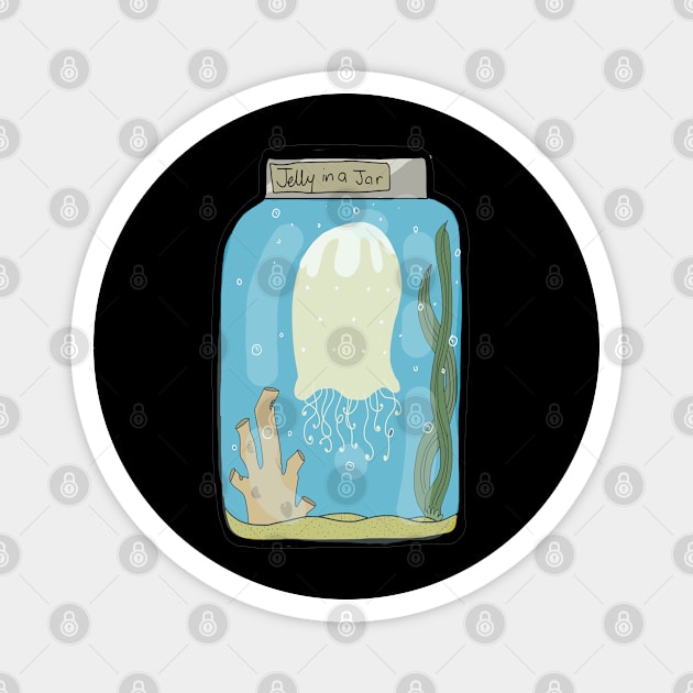 jelly in a jar Magnet by Alishia